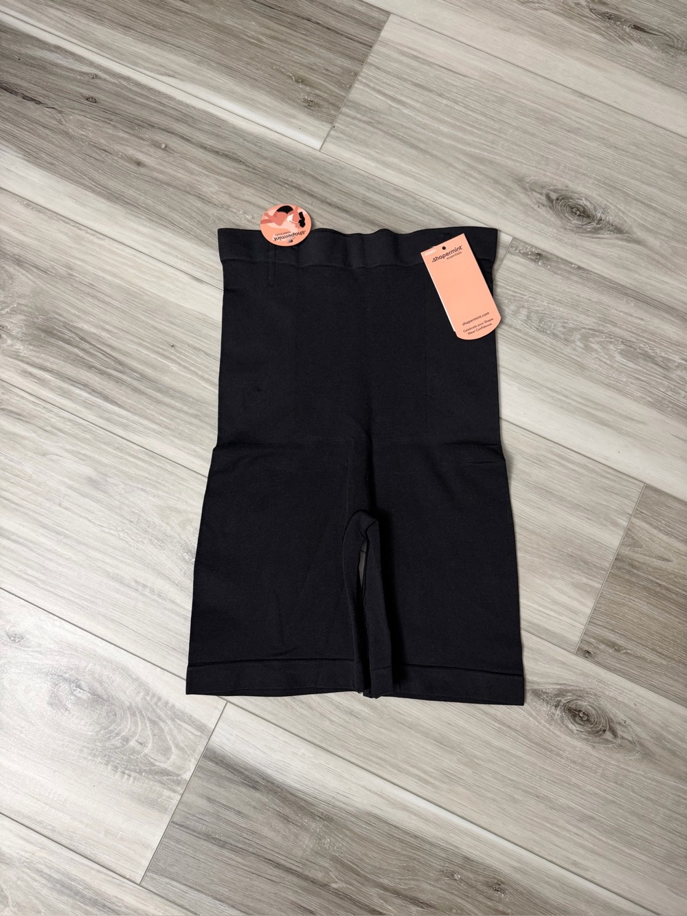 Shapermint Black High-Waist Seamless Shaping Shorts SZ XL